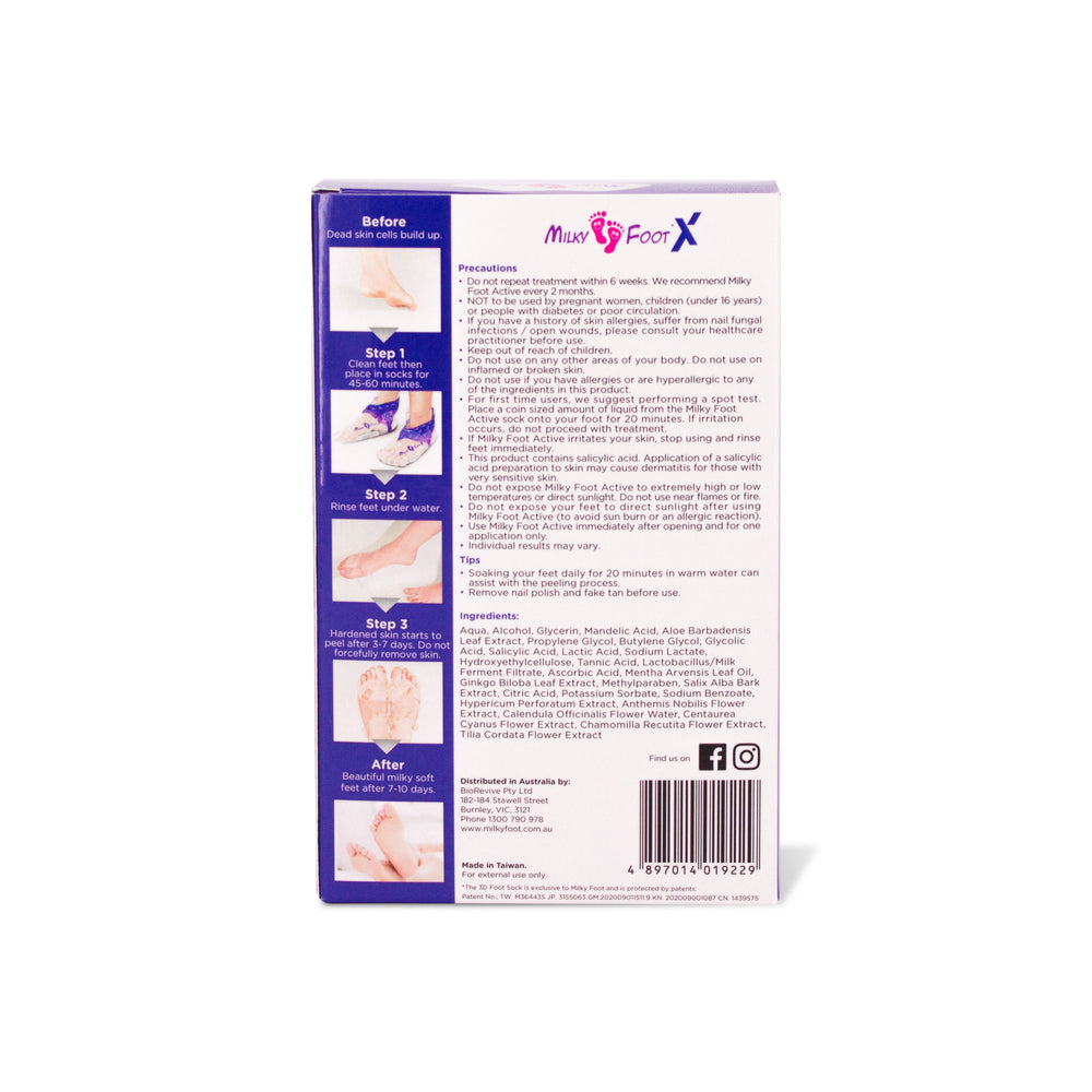 
            
                Load image into Gallery viewer, Milky Foot Active - Odour Fighting Exfoliating Foot Treatment
            
        